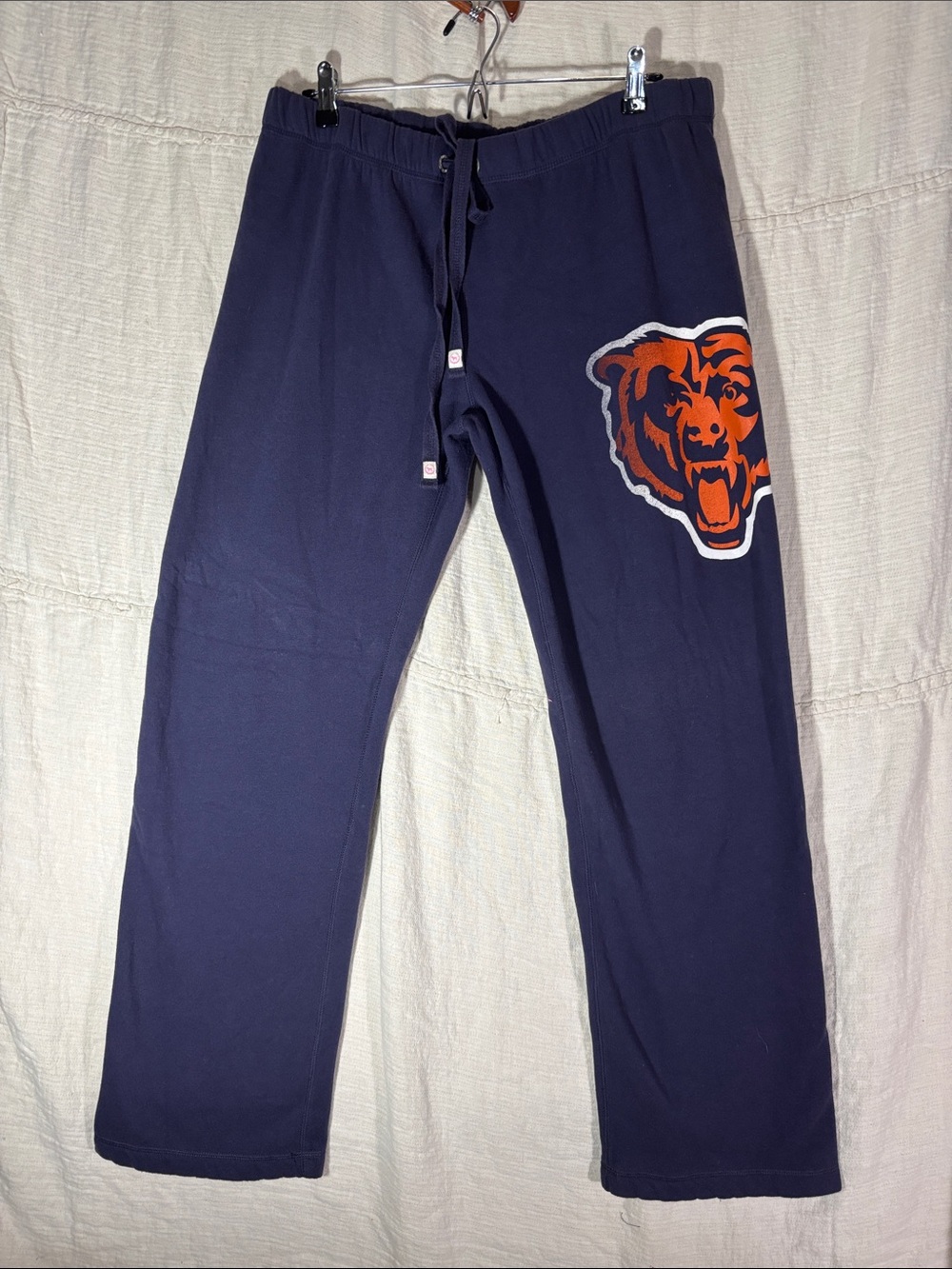 Rare Y2K Pink Victoria's Secret Chicago Bears Sweatpants Large NFL Coquette EUC